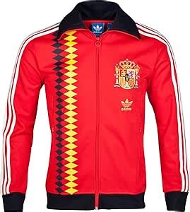 adidas original mens spain track jacket red l